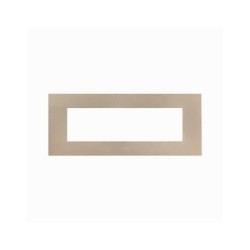 PLAQUE SMART EASY 44 RECTANGULAIRE DORÉ MAT 7 MODULES|sfh|83d38d69899b|