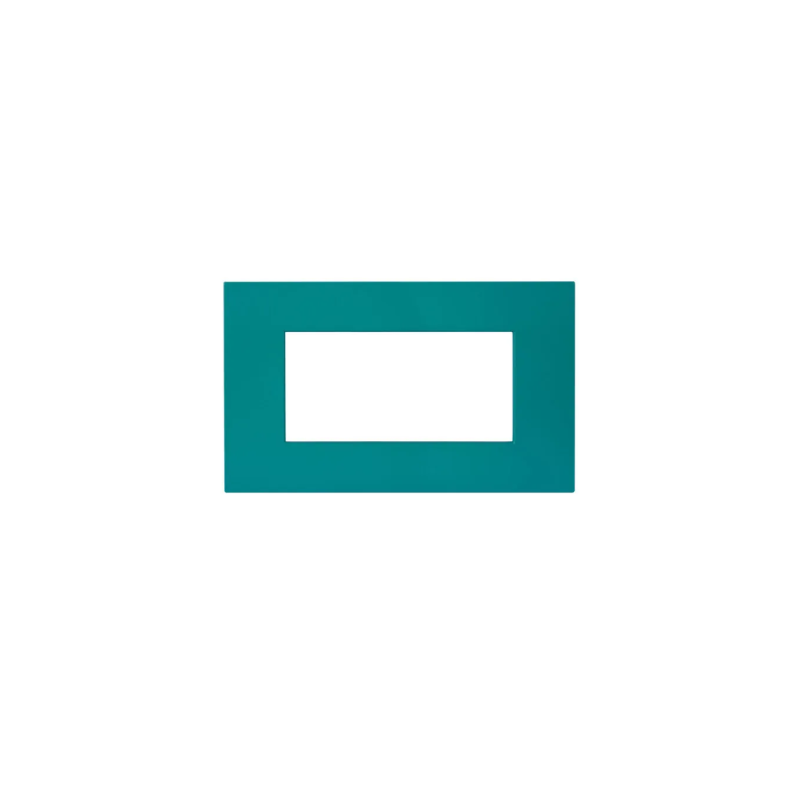 PLAQUE SMART EASY 44 RECTANGULAIRE TURQUOISE MAT 4 MODULES|sfh|43a56fc73c59|
