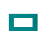 PLAQUE SMART EASY 44 RECTANGULAIRE TURQUOISE MAT 4 MODULES|sfh|43a56fc73c59|