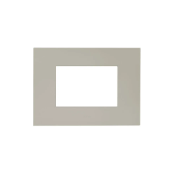 PLAQUE SMART EASY 44 RECTANGULAIRE GRIS TOURTERELLE MAT 3 MODULES|sfh|653159c1835e|