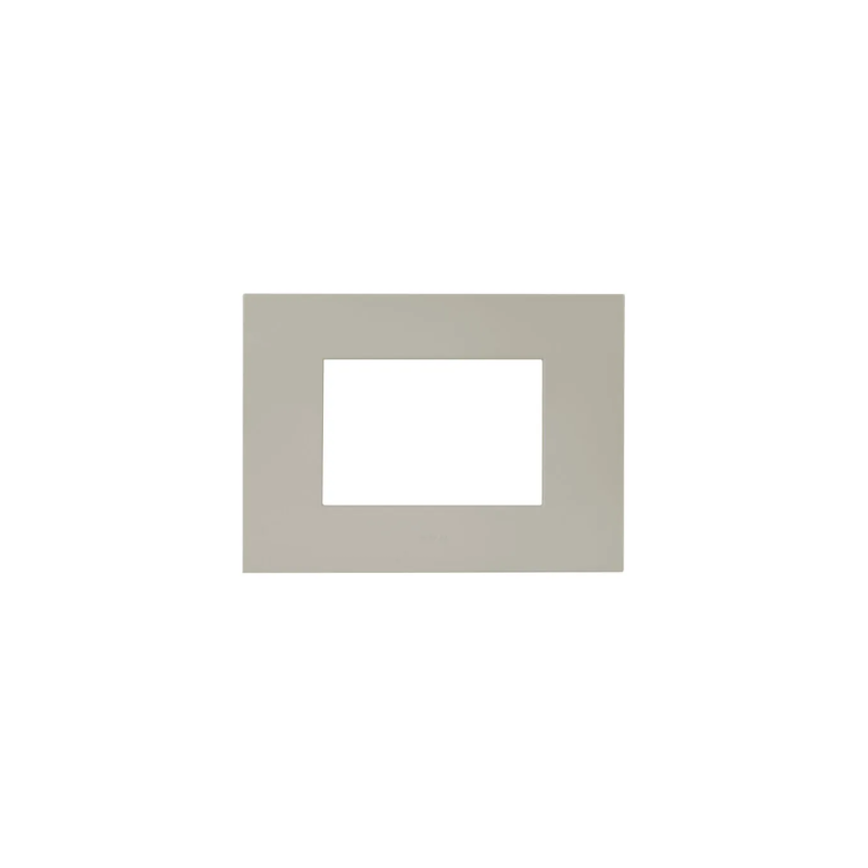 PLAQUE SMART EASY 44 RECTANGULAIRE GRIS TOURTERELLE MAT 3 MODULES|sfh|653159c1835e|