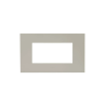 PLAQUE SMART EASY 44 RECTANGULAIRE GRIS TOURTERELLE MAT 4 MODULES|sfh|cb01d27b206b|