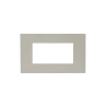 PLAQUE SMART EASY 44 RECTANGULAIRE GRIS TOURTERELLE MAT 4 MODULES|sfh|fb48e3b5061c|
