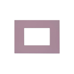 PLAQUE SMART EASY 44 RECTANGULAIRE VIOLET MAT 3 MODULES|sfh|b3678be510e4|