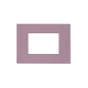 PLAQUE SMART EASY 44 RECTANGULAIRE VIOLET MAT 3 MODULES|sfh|1b3ef37bf3b9|