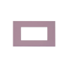 PLAQUE SMART EASY 44 RECTANGULAIRE VIOLET MAT 4 MODULES|sfh|52ab168b727d|