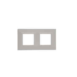PLAQUE CUBICA 44 CARRÉE BLANC 2+2 MODULES|sfh|8e29b8df3276|