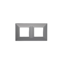 PLAQUE CUBICA 44 CARRÉE GRIS 2+2 MODULES|sfh|d946250790c7|