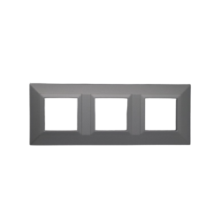 PLAQUE CUBICA 44 CARRÉE GRIS 2+2+2 MODULES|sfh|cc5c3f81d849|