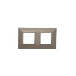 PLAQUE CUBICA 44 CARRÉE CHAMPAGNE 2+2 MODULES|sfh|50320d16ae74|