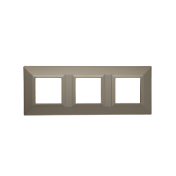 PLAQUE CUBICA 44 CARRÉE CHAMPAGNE 2+2+2 MODULES|sfh|208fc0e00b6d|