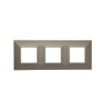 PLAQUE CUBICA 44 CARRÉE CHAMPAGNE 2+2+2 MODULES|sfh|208fc0e00b6d|