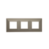 PLAQUE CUBICA 44 CARRÉE CHAMPAGNE 2+2+2 MODULES|sfh|7c695f048bae|
