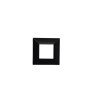 PLAQUE CUBICA 44 CARRÉE NOIR 2 MODULES|sfh|be4974f2a675|