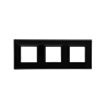PLAQUE CUBICA 44 CARRÉE NOIR 2+2+2 MODULES|sfh|4ceb7f3949cd|