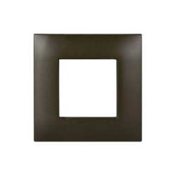 PLAQUE YOUNG 44 CARRÉE BRONZE MAT 2 MODULES|sfh|0acbb72b063b|