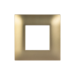 PLAQUE YOUNG 44 CARRÉE DORÉ MAT 2 MODULES|sfh|bc64827469b9|