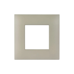 PLAQUE YOUNG 44 CARRÉE BEIGE MAT 2 MODULES|sfh|229aab977d3b|