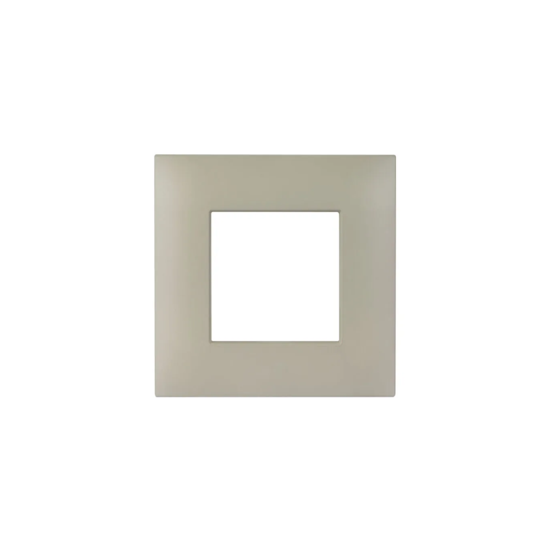 PLAQUE YOUNG 44 CARRÉE BEIGE MAT 2 MODULES|sfh|229aab977d3b|