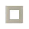 PLAQUE YOUNG 44 CARRÉE BEIGE MAT 2 MODULES|sfh|229aab977d3b|
