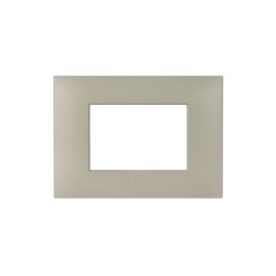 PLAQUE YOUNG 44 RECTANGULAIRE BEIGE MAT 3 MODULES|sfh|4e61896e5591|