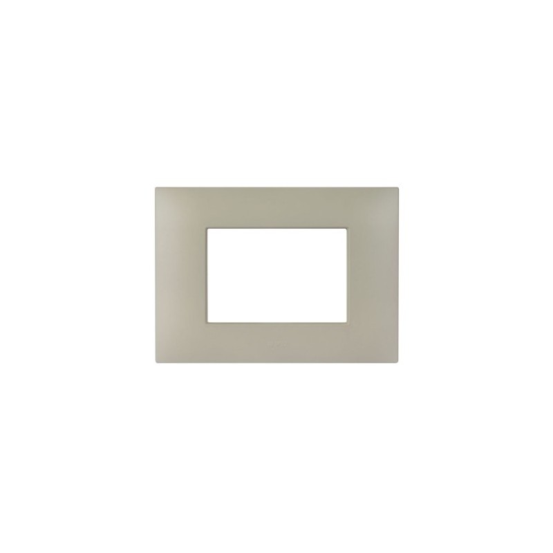 PLAQUE YOUNG 44 RECTANGULAIRE BEIGE MAT 3 MODULES|sfh|4e61896e5591|