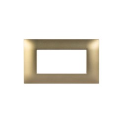 PLAQUE YOUNG 44 RECTANGULAIRE DORÉ MAT 4 MODULES|sfh|38253ef61d15|