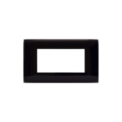 PLAQUE YOUNG 44 RECTANGULAIRE NOIR ABSOLU 4 MODULES|sfh|9487c3ef9494|