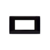 PLAQUE YOUNG 44 RECTANGULAIRE NOIR ABSOLU 4 MODULES|sfh|9487c3ef9494|