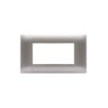 PLAQUE YOUNG 44 RECTANGULAIRE GRIS MÉTALLISÉ 4 MODULES|sfh|52eddb263654|