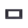 PLAQUE YOUNG 44 RECTANGULAIRE GRIS CENDRÉ 4 MODULES|sfh|8816740bb71c|