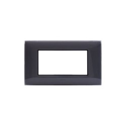 PLAQUE YOUNG 44 RECTANGULAIRE GRIS CENDRÉ 4 MODULES|sfh|a7a82f1d4187|