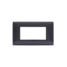 PLAQUE YOUNG 44 RECTANGULAIRE GRIS CENDRÉ 4 MODULES|sfh|76e85894b2dd|