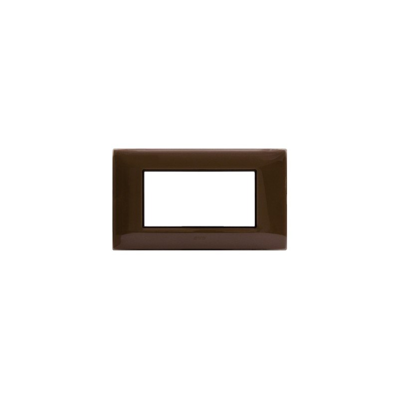 PLAQUE YOUNG 44 RECTANGULAIRE MARRON 4 MODULES|sfh|ea752d4b633c|