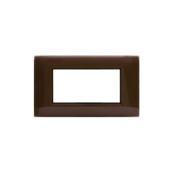 PLAQUE YOUNG 44 RECTANGULAIRE MARRON 4 MODULES|sfh|5528f5de16fb|
