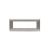 PLAQUE YOUNG 44 RECTANGULAIRE GRIS MÉTALLISÉ 7 MODULES|sfh|10181a32549f|
