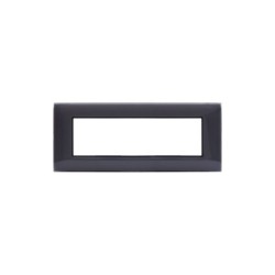 PLAQUE YOUNG 44 RECTANGULAIRE GRIS CENDRÉ 7 MODULES|sfh|ac6db937734c|