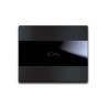 PLAQUE TOUCH 44 RECTANGULAIRE POUR PRISE COULISSANTE ALUMUNIUM ANTHRACITE BROSSE|sfh|ed25dea80094|