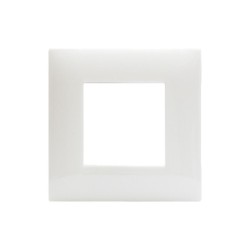PLAQUE YOUNG 44 CARRÉE BLANC TOTAL 2 MODULES|sfh|017659a5b6de|