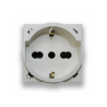 PRISE SCHUKO DOUBLE PASSAGE, NEW STYLE/ ENGLAND STYLE DOMUS 44|sfh|7a36b5a42189|