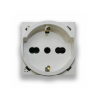 PRISE SCHUKO DOUBLE PASSAGE, NEW STYLE/ ENGLAND STYLE DOMUS 44|sfh|c962a53c1c3a|