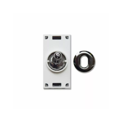 Commande à double interrupteur à bascule, NEW STYLE CHROME 44|sfh|d430962a95c7|