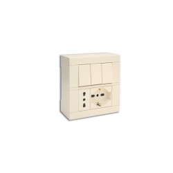 BOITE APPARENTE 3+3 MODULES S45 IVOIRE|sfh|4f4f0f4ae5c2|