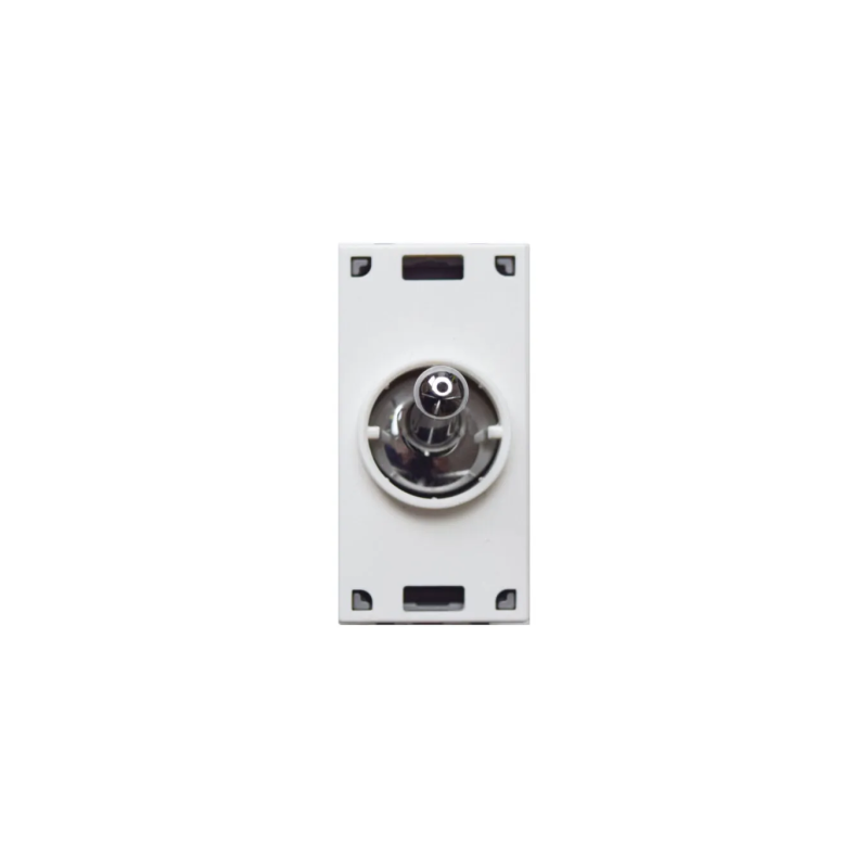 INTERRUPTEUR À BOUTON-POUSSOIR À LEVIER BLANC, NEW STYLE / ENGLAND STYLE CHROME 44|sfh|aafe422a458e|