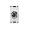 INTERRUPTEUR À BOUTON-POUSSOIR À LEVIER BLANC, NEW STYLE / ENGLAND STYLE CHROME 44|sfh|29422bc0e95e|