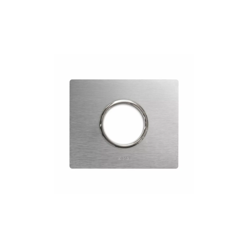 PLAQUE NEW STYLE 44 RECTANGULAIRE ALUMUNIUM NATUREL BROSSÉ 3 MODULES POUR 1 PRISE DE COURANT|sfh|0802c6396ae5|