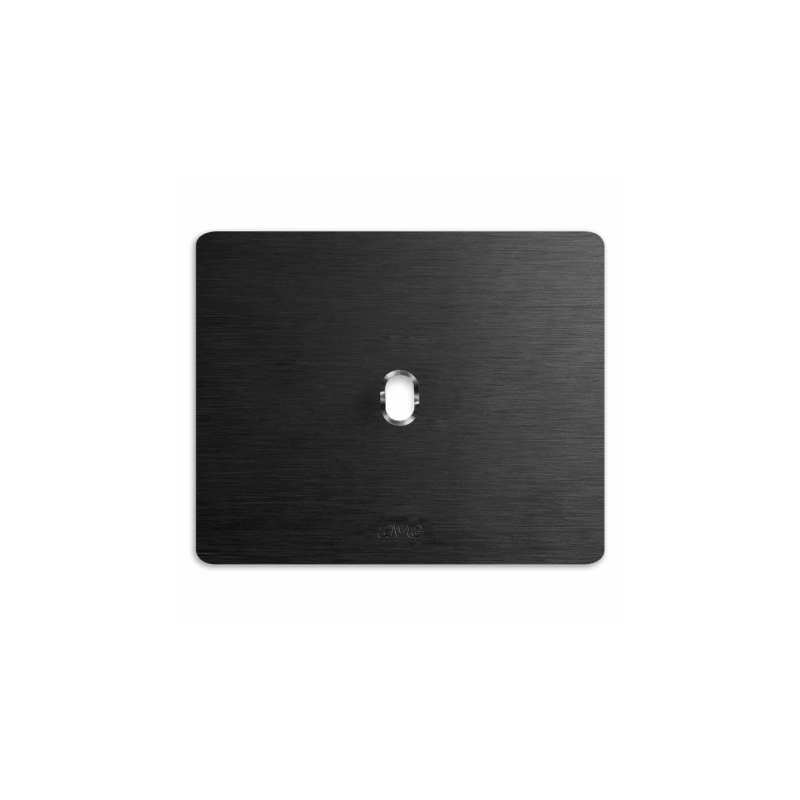 PLAQUE NEW STYLE 44 RECTANGULAIRE ALUMUNIUM ANTHRACITE BROSSÉ 3 MODULES 1 COMMANDE|sfh|57565791333b|