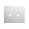 PLAQUE NEW STYLE 44 RECTANGULAIRE CORIAN BLANC 3 MODULES 2 COMMANDES|sfh|0ba3910f35fe|