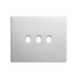 PLAQUE NEW STYLE 44 RECTANGULAIRE CORIAN BLANC 3 MODULES 3 COMMANDES|sfh|66bf9fc1f02b|
