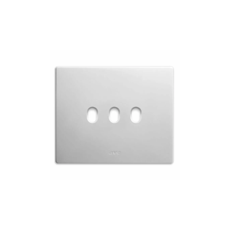 PLAQUE NEW STYLE 44 RECTANGULAIRE CORIAN BLANC 3 MODULES 3 COMMANDES|sfh|66bf9fc1f02b|